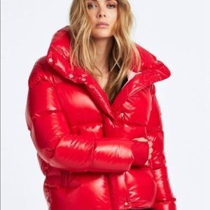 SAM. Red Puffer Coat
